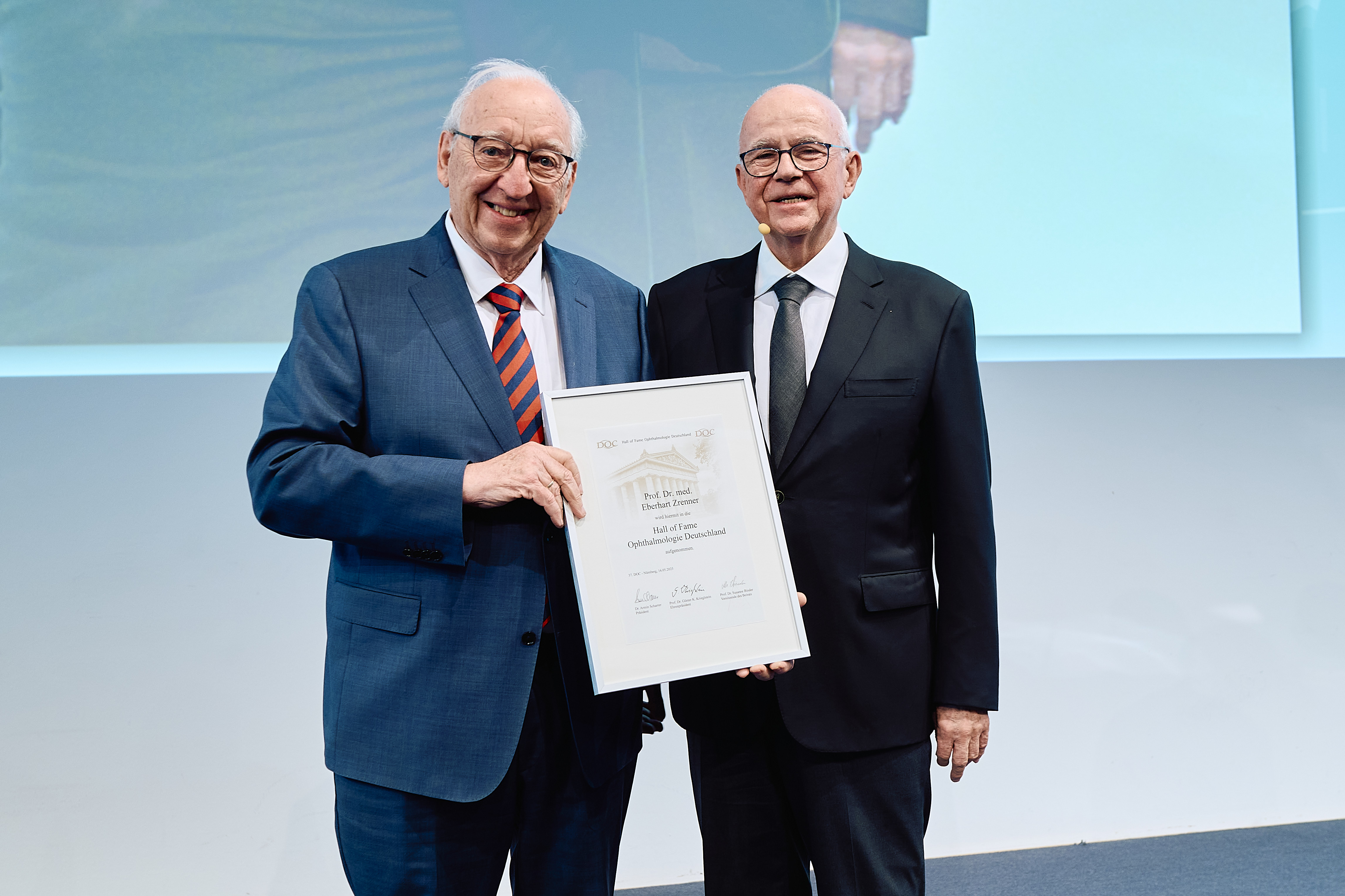 Aufnahme in die Hall of Fame Ophthalmologie Deutschland