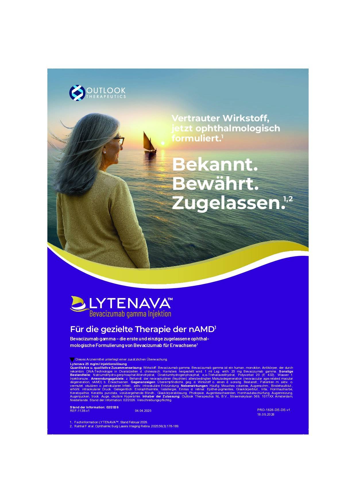 Anzeige Outlook Therapeutics, Inc.